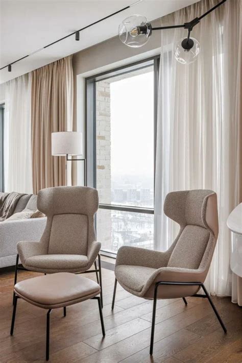 Кресла с высокой спинкой в гостиной | Interior, Apartment