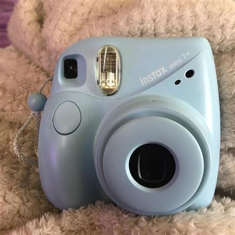 All blue Polaroid camera - Depop