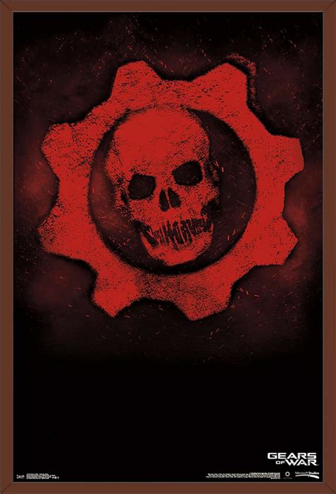 Gears of War - Crimson Omen Wall Poster, 22.375" x 34", Framed ...