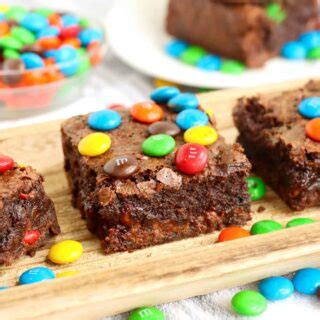 M&M Brownies - Inspirational Momma