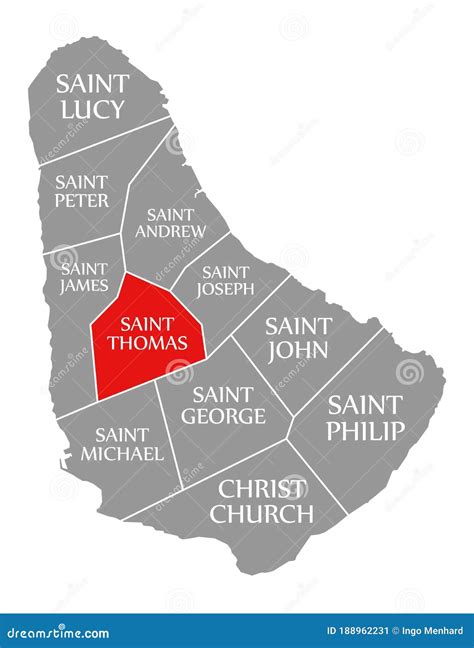 map of st. thomas in the caribbean 1