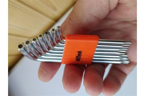 Набор ключей Г-образных TORX с отверстием TH10-TH40 7 предметов AV ...