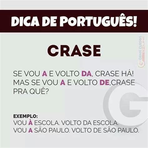 Vou A Volto Da Crase Há