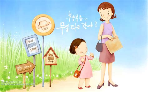 Иллюстрации "День Матери" (Mother Day) (30 работ) » Картины, художники ...