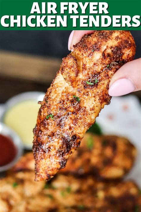 Air Fryer Chicken Tenders • Domestic Superhero