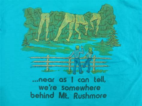 Hippie Sex × Made In Usa × Vintage VINTAGE 70s 1979 Naked Giant Behind