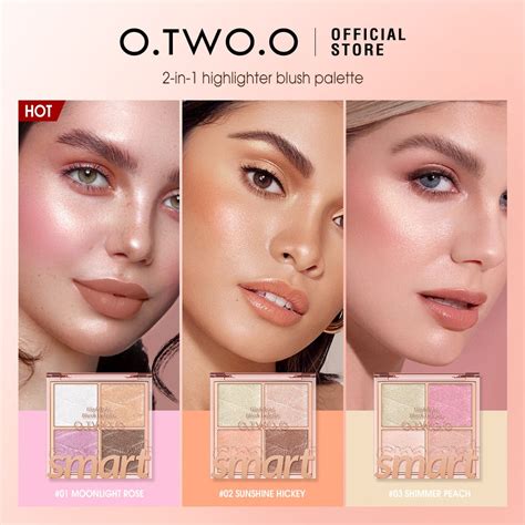 O.TWO.O HIGHLIGHT AND BLUSH PALETTE – OTWOO.COM.PK