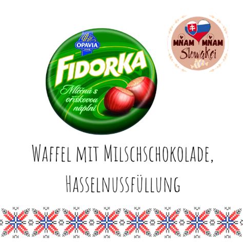 Fidorka Vollmilchschokowaffel mit Haselnussfüllung* - mnamslowakei ...
