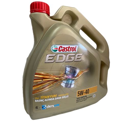 Castrol Edge 5W40 4Lt. Motor Yağı Dexos 2 | Lubegross
