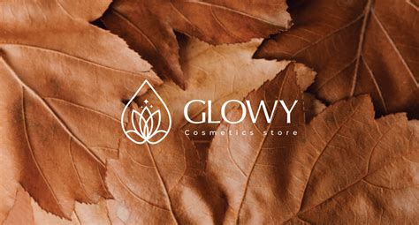 glowy skincare brand  behance