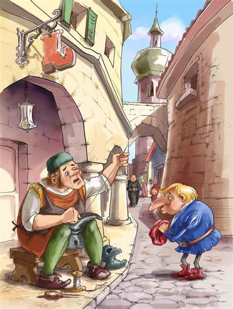 Иллюстрация Карлик Нос в стиле книжная графика | Illustrators.ru