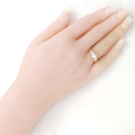 Tiffany & Co. Retired Pearl and Diamond Ring in 18k Yellow Gold | New ...