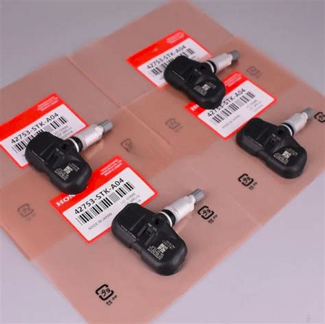 4Pcs TPMS 42753-STK-A04 OEM Tire Pressure Sensor For Honda Pilot Acura ...