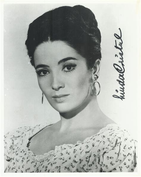 At Auction: Linda Cristal signed 10x8 inch black and white photo. Good