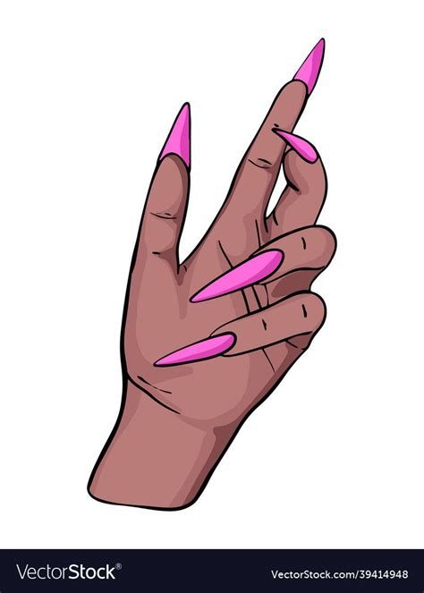 hand with long nails drawing - iphonewallpaperhdjupiter