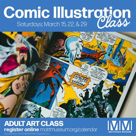adult comic illustration class  march     pm  waterbury ct