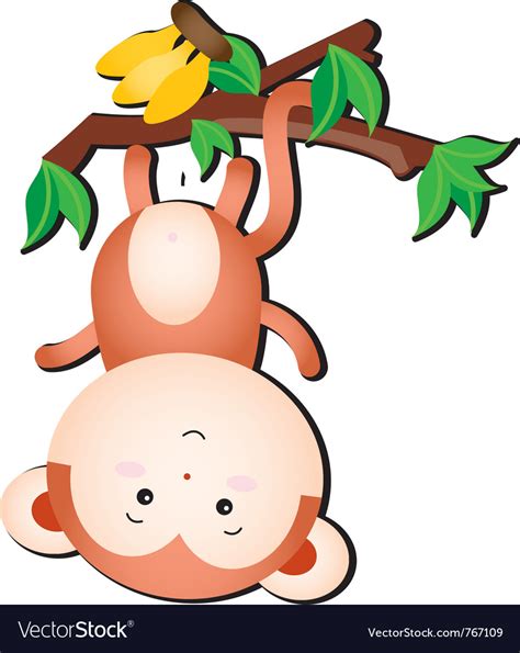 Silly monkey Royalty Free Vector Image - VectorStock