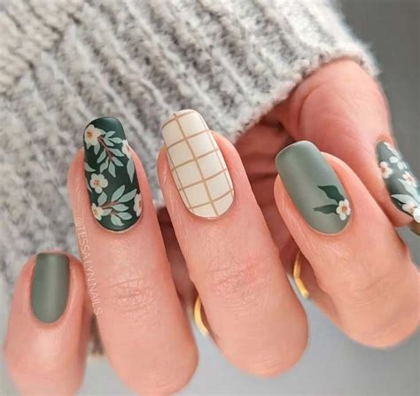 Unha Verde Com Branco - Unhas Decoradas Verde e Branco: 50+ Ideias 2026