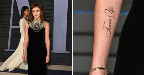 Emma Watson tattoo SPELT WRONG in epic blunder - Daily Star