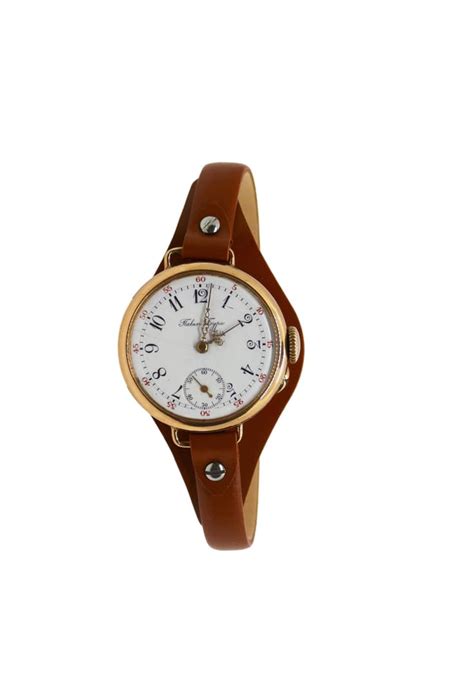 RARE PAUL BUHRÉ WRISTWATCH 14k gold watch