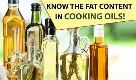 fat content  cooking oils  wellness corner