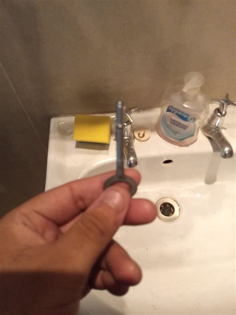 Went to the bathroom. Locked the door. It kept turning so checked. Key ...