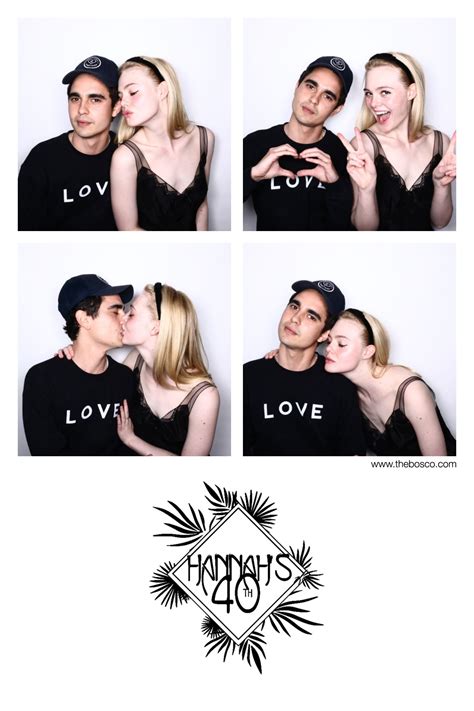 Elle Fanning - Birthday Party Photobooth 03/30/2019 • CelebMafia