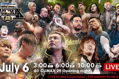 NJPW G1 Climax night one results: Okada vs. Tanahashi - Cageside Seats