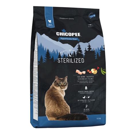 Chicopee Holistic Nature Line Cat Sterilized Poultry & Liver No Grain ...