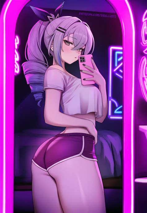 PATREON.COM/SIDILLUSTS / Silver Wolf from Honkai Star Rail takes a