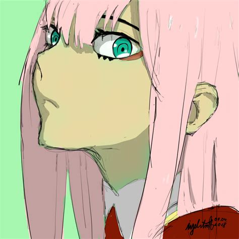 002 from Darling in the Franxx - Fanart : AnimeSketch