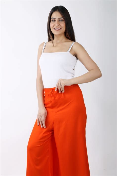 Women Plain Plazzo
