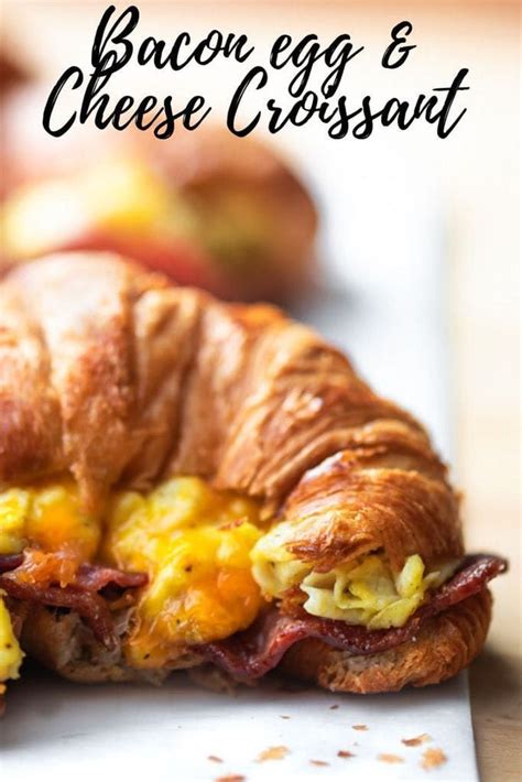 bacon egg and cheese croissant near me - schaffeld-joselyn