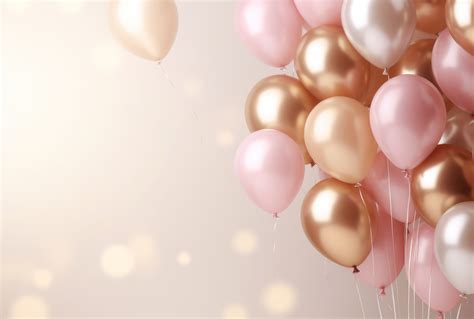 Rose Gold Balloons Stock Photos, Images and Backgrounds for Free Download