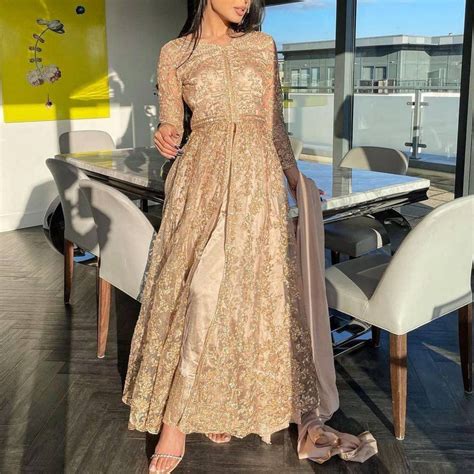Rose gold gowns rose gold dress bridesmaid dresses indian traditional