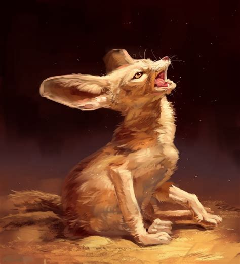 #835327 4K, Foxes, Painting Art, Fennec fox - Rare Gallery HD Wallpapers