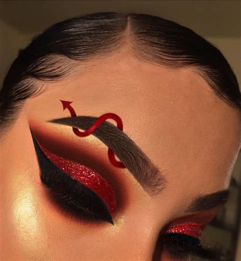 devil makeup look | Cute halloween makeup, Holloween makeup, Halloween ...