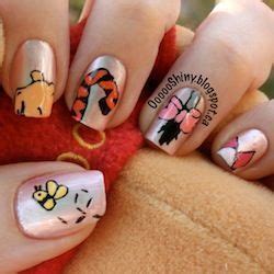 Винни-Пух рисунок на ногтях нейл-арт | Disney nails, Nail art, Nail art ...