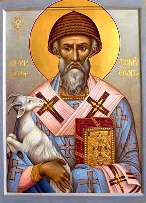 Святитель Спиридон, Епископ Тримифунтский, Чудотворец. | Icone ...