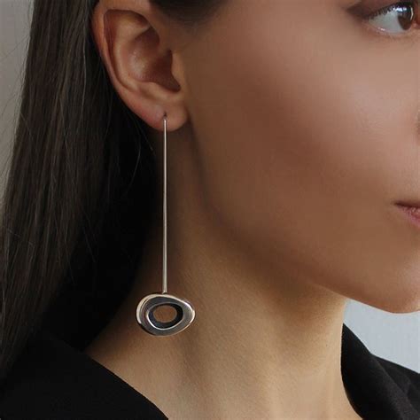 Asymmetrical Earrings - Etsy