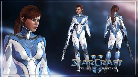 Starcraft II - Sarah Kerrigan Human by Shyngyskhan on DeviantArt