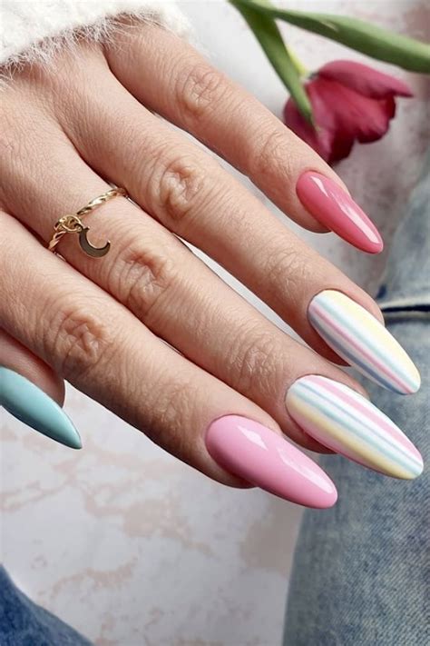 30 Striking Striped Nail Designs to Try This Season - Your Classy Look