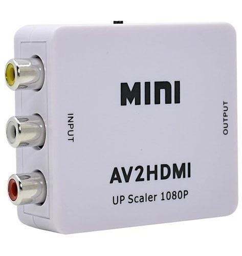 Konvertor CINCH na HDMI - analogové kompozitní video+audio / HDMI ...