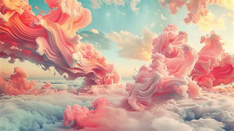 Animated Pink Clouds Background, Nature, Cloud, Blue Background Image ...