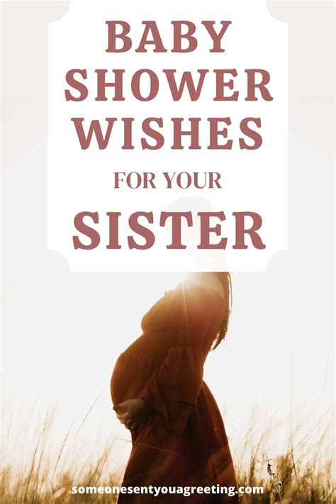 40+ Baby Shower Wishes for your Sister - Someone Sent You A Greeting