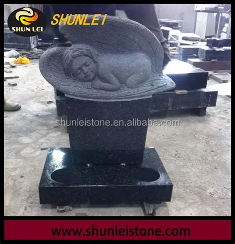 China Black Granite Double Heart Headstone - Buy Double Heart Headstone ...