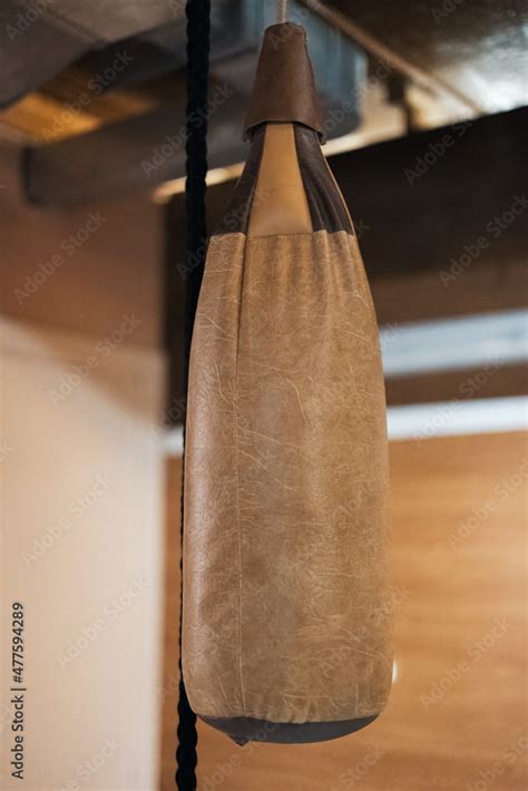 punching bags in boxing room, sport Stock Photo | Adobe Stock