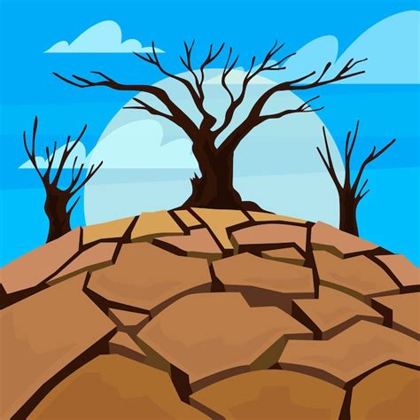 dried mud  cracks vectors illustrations    freepik