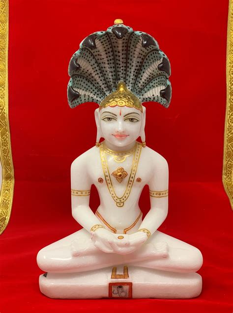 11 Marble Parasnath Bhagwan Jain Murti Pratima - Etsy