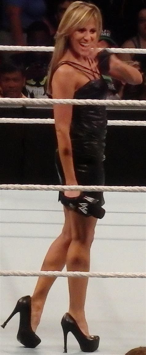 Lilian Garcia Wearing A Leather Mini Dress 3 by dragonmatt600 on DeviantArt